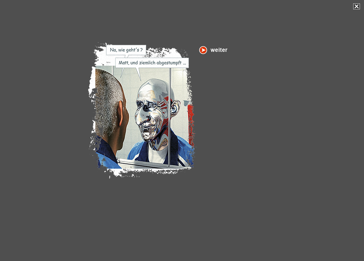 Gro&szlig;e Abbildung Digital-Montage "Der L&uuml;gner - Chrom"