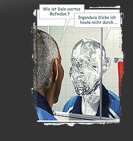 Gr&ouml;&szlig;ere Abbildung Digital-Montage "Der L&uuml;gner - Glas"