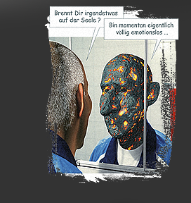Gr&ouml;&szlig;ere Abbildung Digital-Montage "Der L&uuml;gner - Lava"