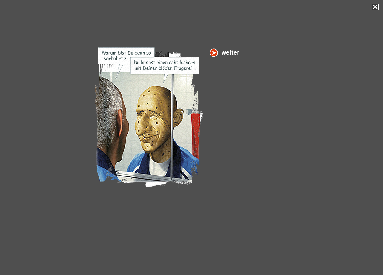 Gro&szlig;e Abbildung Digital-Montage "Der L&uuml;gner - Verbohrtes Holz"