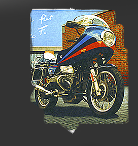 Gr&ouml;&szlig;ere Abbildung Ausschnitt &Ouml;l-Bild "Motorrad"
