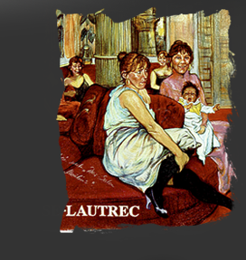 Gr&ouml;&szlig;ere Abbildung Wachskreide-Zeichnung "Gobi de Toulouse-Lautrec"